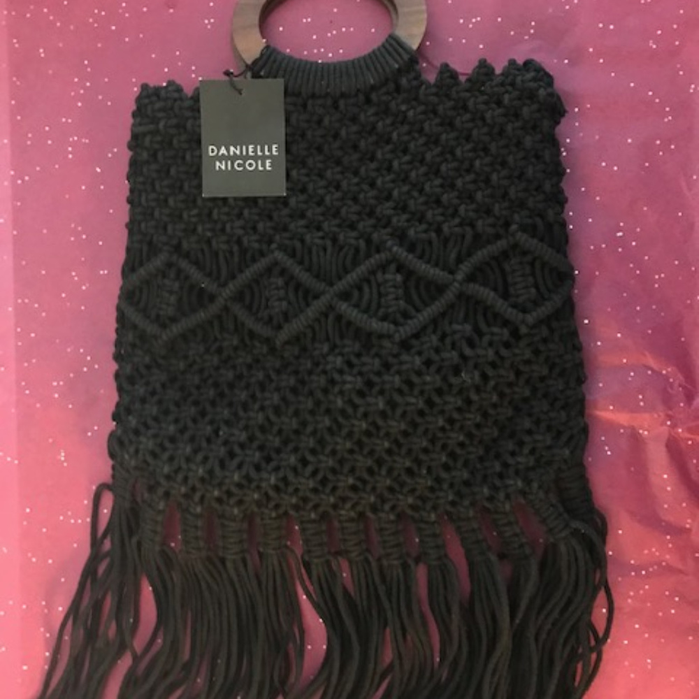 Danielle Nicole Macrame Handbag Box Of Style - image 1